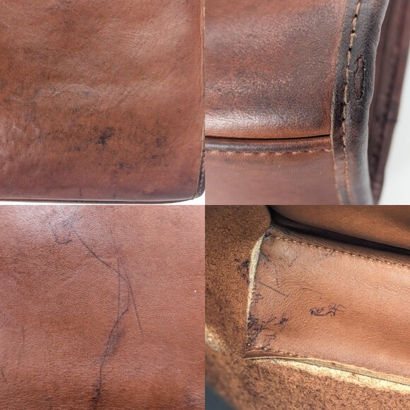 COACH Made in Italy Court Turnlock Vintage Brown Shoulder Bag - Picture 9 of 14